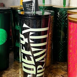 Starbucks Wicked ‘Defy Gravity’ Tumbler with Glow-in-the-Dark Design